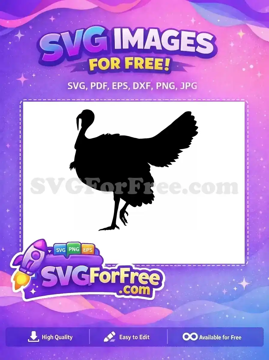 Free Thanksgiving Turkey Free Turtle Fall Season Free SVG 4