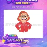Free Red Hair Free Glasses Happy Turning Red Free SVG - Instant Download