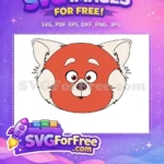 Free Googly Eyes Free Red Panda Face Turning Red Free SVG - Instant Download