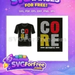 Free Zigzag C Free Red Lettering Core Free SVG - Instant Download