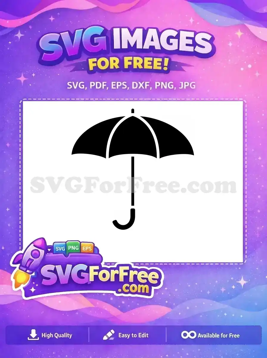 Free Black Umbrella Free Weather Forecast Rainy Day Free SVG