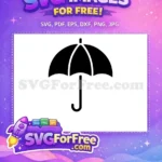 Free Classic Umbrella Free Weather Protection Icon Free SVG - Instant Download