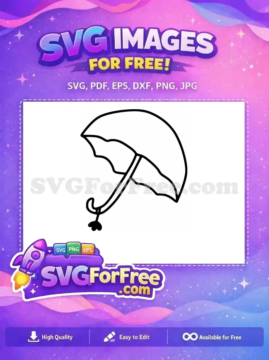 Free Umbrella Silhouette Free Rainy Season Movie Free SVG