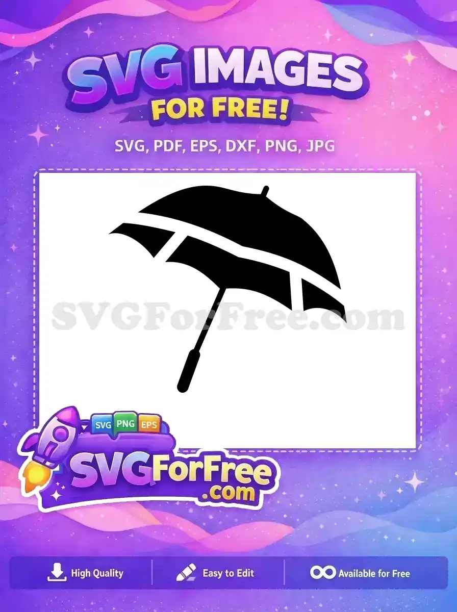 Free Black Umbrella Free Weather Umbrella Icon Free SVG