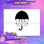 Free Umbrella Silhouette Free Rain Protection Category 1 Free SVG - Instant Download