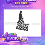 Free Idaho Outline Free State Shape USA Free SVG 1 - Instant Download