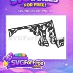 Free Maryland State Detail Free Floral Maryland Map Free SVG - Instant Download