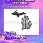 Free Michigan Outline Free USA State Silhouette Free SVG - Instant Download