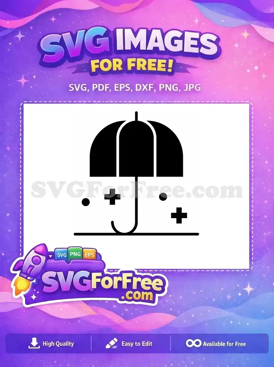 Free Number 1 Umbrella Free Silhouette Movie Free SVG