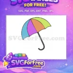 Free Colorful Panels Free Rainy Season Umbrella Free SVG - Instant Download