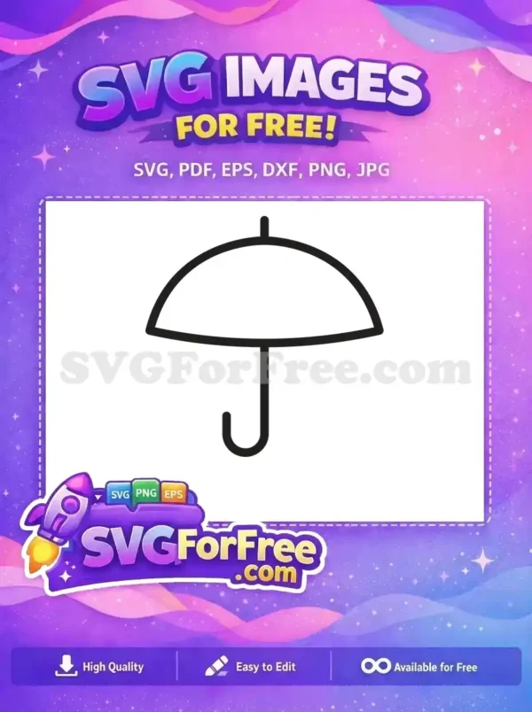 Free Simple Umbrella Free Weather Icon Rain Free SVG