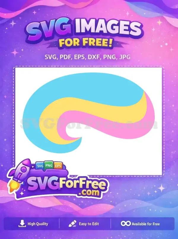 Free Blue Swirl Free Yellow Swirl Unicorn Free SVG