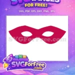 Free Burgundy Mask Free Hero Mask Zorro Free SVG - Instant Download