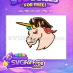 Free Pirate Hat Free Angry Eyes One Free Unicorn SVG - Instant Download