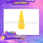 Free Yellow Horn Free Unicorn Element One Free SVG - Instant Download