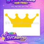 Free Golden Crown Free Jewel Detail Unicorn Free SVG - Instant Download