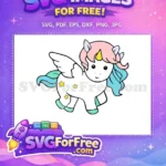 Free Pastel Mane Free Star Accents Magical Free SVG - Instant Download
