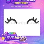 Free Lashes Closed Free Unicorn Eyes Beautiful Free SVG - Instant Download
