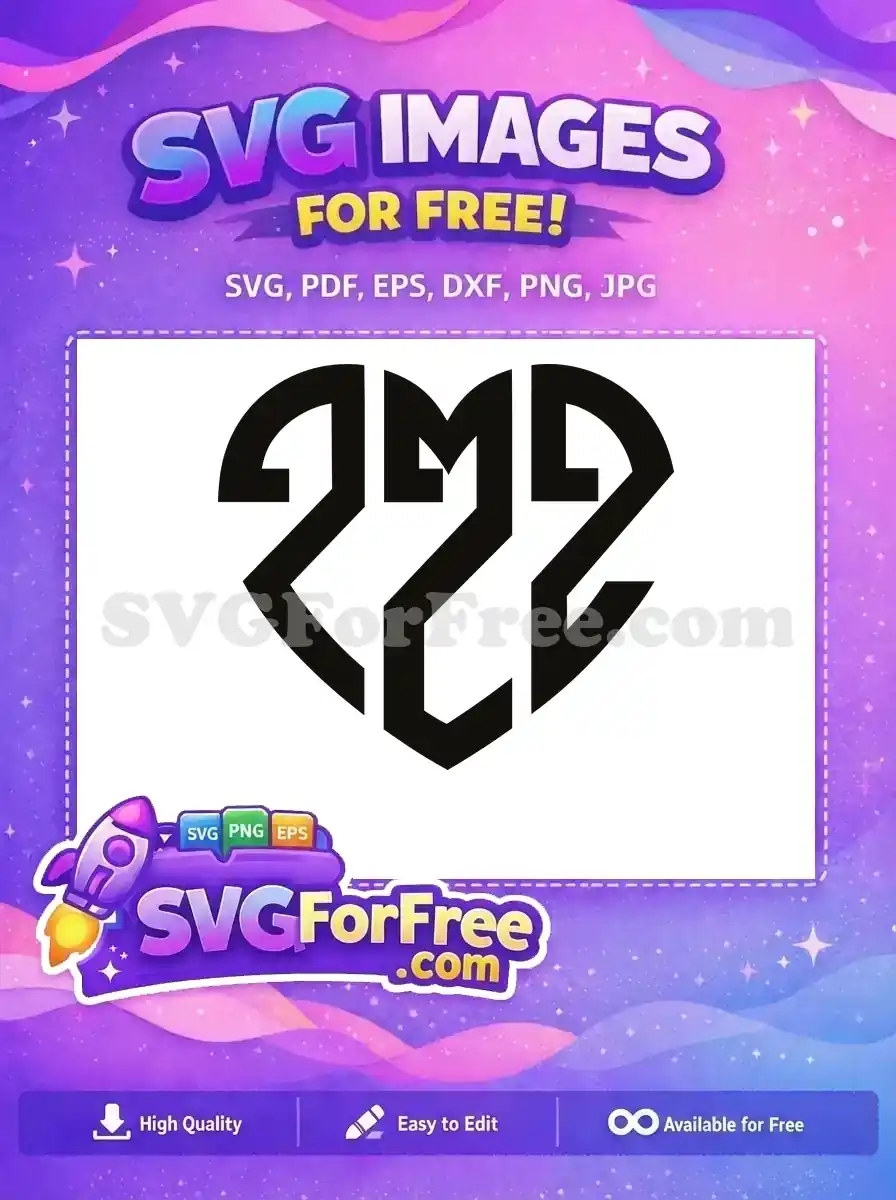 Free Heart Monogram Free Letter Logo Initial Free SVG