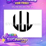 Free Number One Free Abstract Design Category One Free SVG - Instant Download