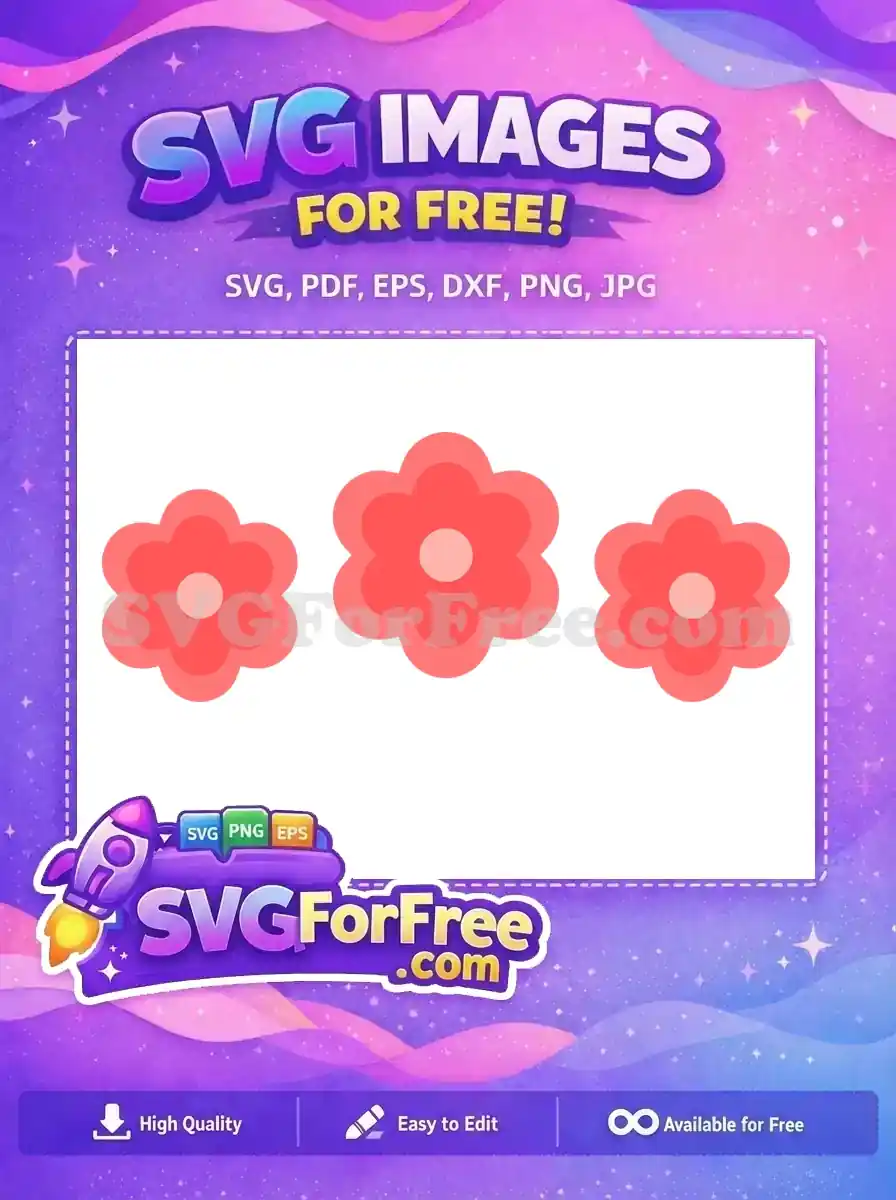 Free Pink Flower Free Petal Design Floral Free SVG