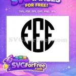 Free ECE Logo Free Monogram Simple Free SVG - Instant Download