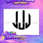 Free Three Black Js Free Bold Design Free SVG - Instant Download
