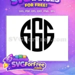Free Number 666 Free Circle Lettering Number Free SVG - Instant Download