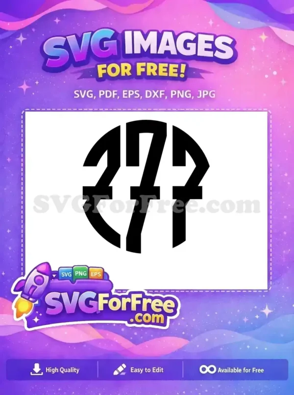 Free Number 1 Free Bold Design 777 Free SVG Free Number 1 Free Bold Design 777 Free SVG