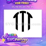 Free Triple Horned Free Abstract Symbol Unicorn Free SVG - Instant Download