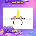 Free Red Roses Free Yellow Horn Unicorn Free SVG - Instant Download