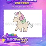 Free Pastel Mane Free Star Necklace Unicorn Free SVG 1 - Instant Download