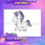 Free Cute Star Necklace Free Purple Mane My Little Pony Free SVG - Instant Download
