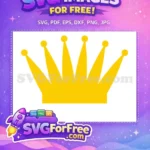 Free Golden Crown Free Royal Jewel Unicorn Free SVG - Instant Download