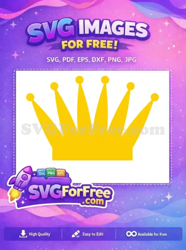 Free Golden Crown Free Royal Jewel Unicorn Free SVG