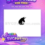 Free Elegant Stallion Free Mystical Creature Silhouette Free SVG - Instant Download