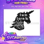 Free Born To Ride Free Unicorn Silhouette Free SVG - Instant Download