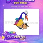 Free Colorful Kevin Bird Free Dug Dog Up Free SVG - Instant Download