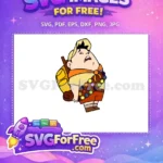 Free Annoyed Expression Free Colorful Badges Up Movie Free SVG - Instant Download