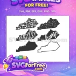 Free Kentucky Floral Free Kentucky Home USA Free SVG - Instant Download