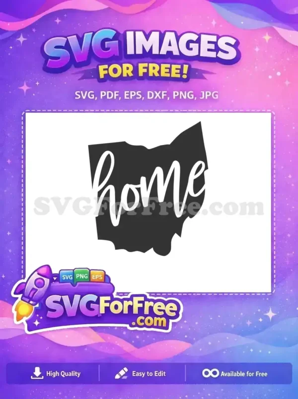 Free Ohio State Home Free Silhouette USA Free SVG Free Ohio State Home Free Silhouette USA Free SVG