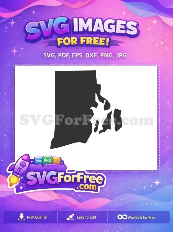 Free Rhode Island Shape Free US State USA Free SVG