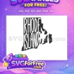 Free Rhode Island State Free Silhouette USA Free SVG - Instant Download