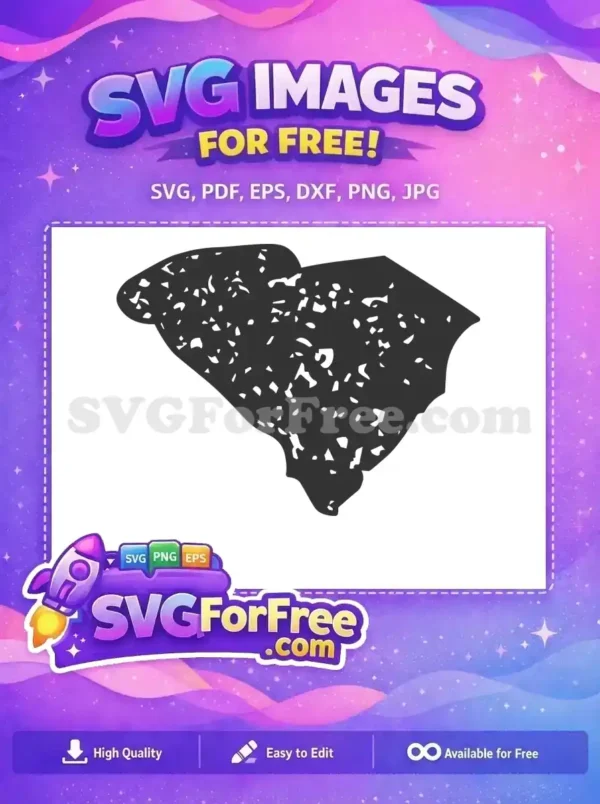 Free Detailed Silhouette Free South Carolina State Free SVG Free Detailed Silhouette Free South Carolina State Free SVG