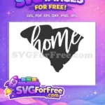 Free South Carolina Home Free State Silhouette Home Free SVG - Instant Download
