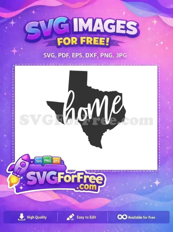 Free Texas State Free Home Design Silhouette Free SVG