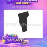 Free USA State Free Oregon Silhouette Vector Free SVG - Instant Download