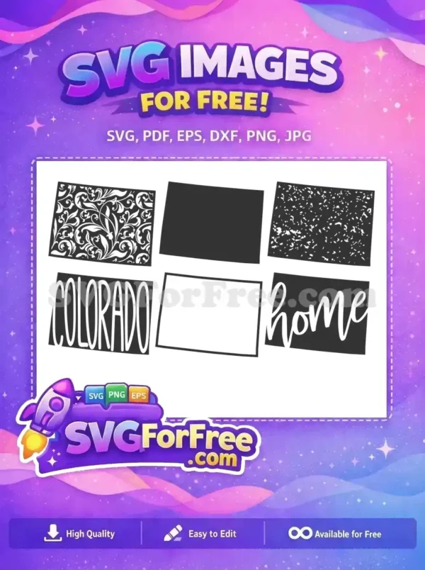 Free Ornate Design Free Solid Shape Colorado Free SVG