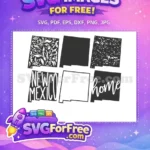 Free Floral Ornament Free Solid Texture New Mexico Free SVG - Instant Download