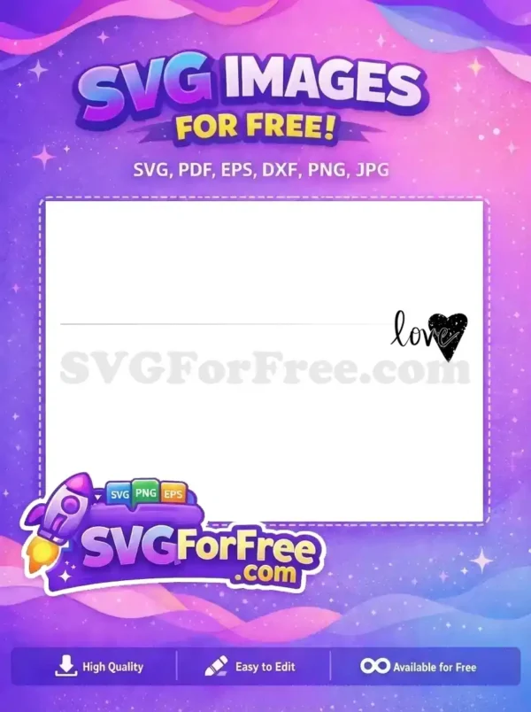 Free Love Heart Free Valentine's Day Love Free SVG